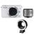 Máy Ảnh Canon EOS M10 Kit EF-M15-45 + Ngàm VILTROX EF SANG EOS M (trắng)