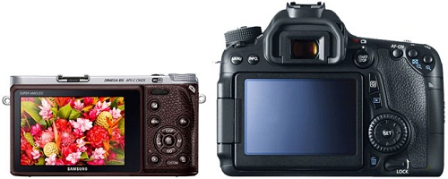 So sánh Samsung NX500 và Canon 70D