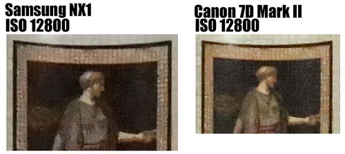 So sánh ISO giữa Samsung NX1 với GH4, 7D Mark II, X-T1, 6D và D610