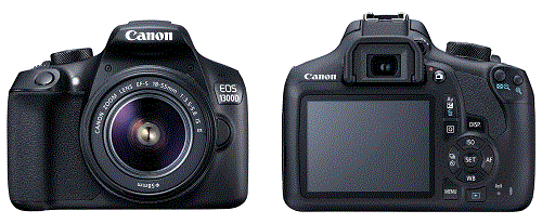 Pin, thẻ nhớ và chân máy cho máy ảnh Canon 1300D