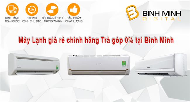 Đón hè cùng Binh Minh Digital với các sản phẩm máy lạnh, máy điều hòa không khí