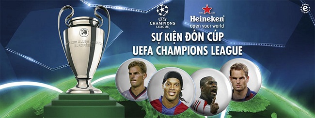 Cơ hội rinh vé xem chung kết UEFA Champions League 2017 cùng Heineken