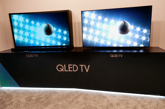 So sánh tivi QLED và tivi OLED của Samsung