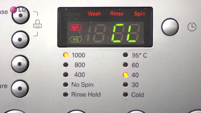 Các mã báo lỗi thường gặp trên máy giặt LG và cách khắc phục