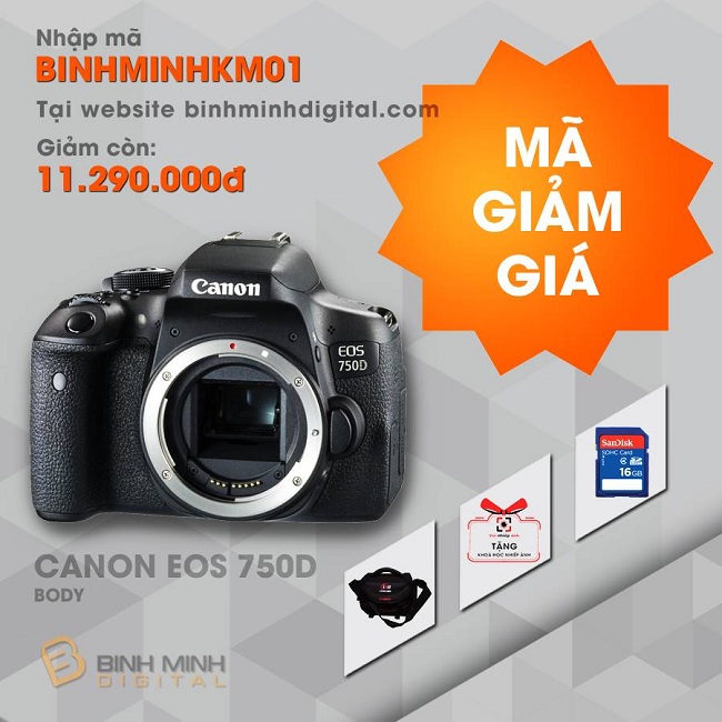 Mã Giảm Giá khi mua máy ảnh tại Binhminhdigital mới nhất tháng 8