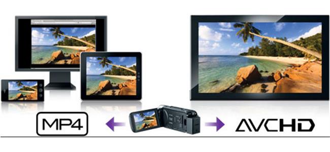 So sánh hai định dạng quay phim AVCHD và MP4