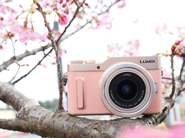 Máy ảnh Panasonic Lumix GF10 + kit 12-32MM (Hồng)