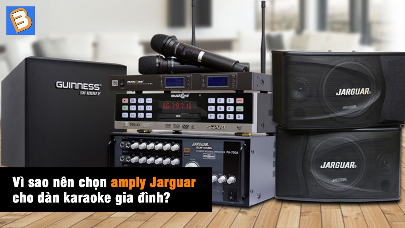 Vì sao nên chọn amply Jarguar cho dàn karaoke gia đình?