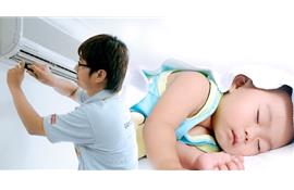 Kinh nghiệm sử dụng máy lạnh cho nhà có trẻ sơ sinh và trẻ nhỏ