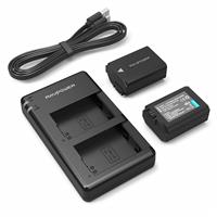 Bộ Pin Sạc Ravpower NP-FW50 For Sony NEX 3, NEX 5, NEX 6, NEX 7, A6000, A5000, A6300