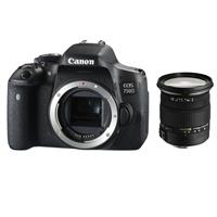 Máy Ảnh Canon EOS 750D Body + Sigma 17-50 F/2.8 EX DC OS HSM (Đen)