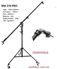 Chân Boom Light stand BM 270 PRO điều chỉnh đèn xoay 360 độ
