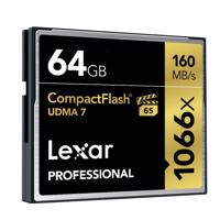 Thẻ Nhớ CF Lexar 64GB 160MB/155MB/s (1066x)