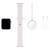 Apple Watch Series 5 GPS, 40mm (Silver Aluminum Case With Sport Band White)