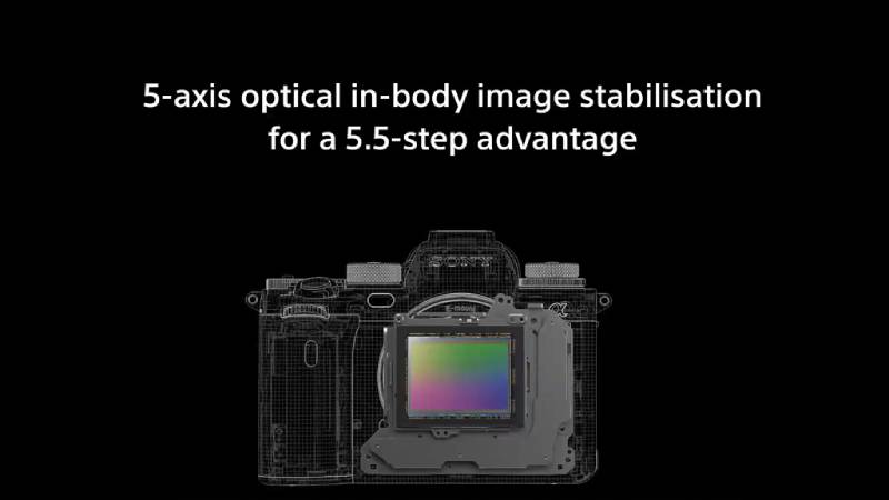 Máy ảnh Sony alpha A1 sở hữu khả năng chống rung lên tới 5.5 stop