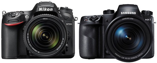 So sánh Nikon D7200 và Samsung NX1
