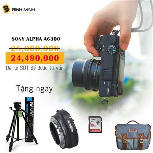 Chương trình khuyến mãi mua máy ảnh Sony giá cực sốc từ ngày 07/04 - 11/04/2016 