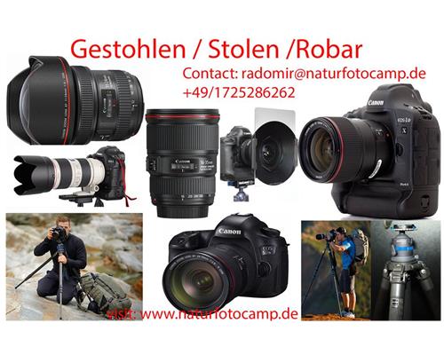 Máy ảnh Canon EOS 1DX Mark II của một nhiếp ảnh gia bị đánh cắp