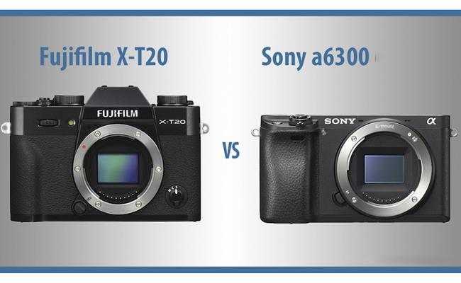 So sánh máy ảnh Sony Alpha A6300 và máy ảnh Fujifilm X-T20