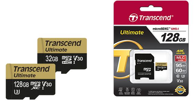 Thẻ nhớ microSD Ultimate hỗ trợ tối ưu 4K của Transcend
