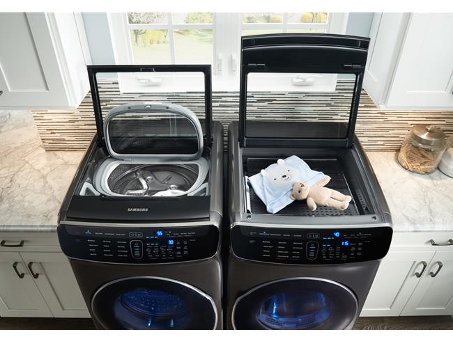 Thoải mái giặt giũ với máy giặt Samsung FlexWash thiết kế lồng đôi