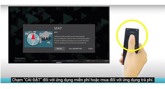 Hướng dẫn cài đặt ứng dụng từ Google Play trên Tivi Sony Android