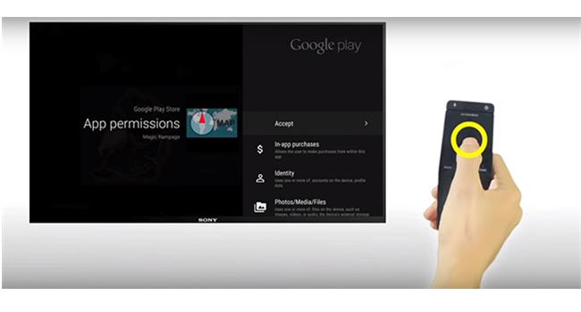 Hướng dẫn cài đặt ứng dụng từ Google Play trên Tivi Sony Android