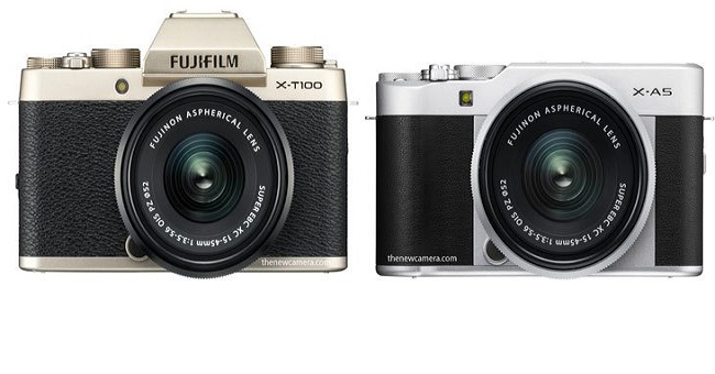 So sánh máy ảnh Fujifilm X-T100 và Fujifilm X-A5