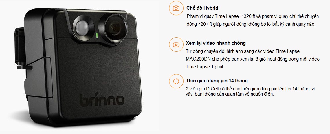 Brinno MAC200DN (Camera An Ninh Di Động)