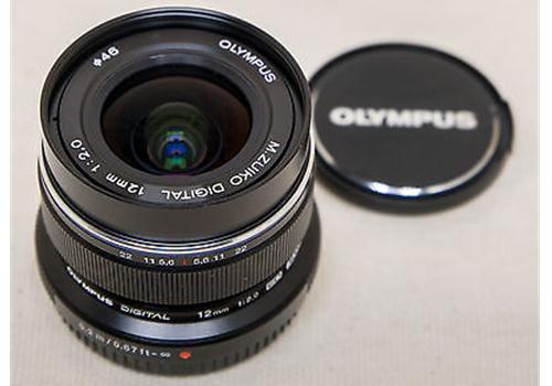Ống kính Olympus M.Zuiko Digital ED 12mm F2 (Đen)