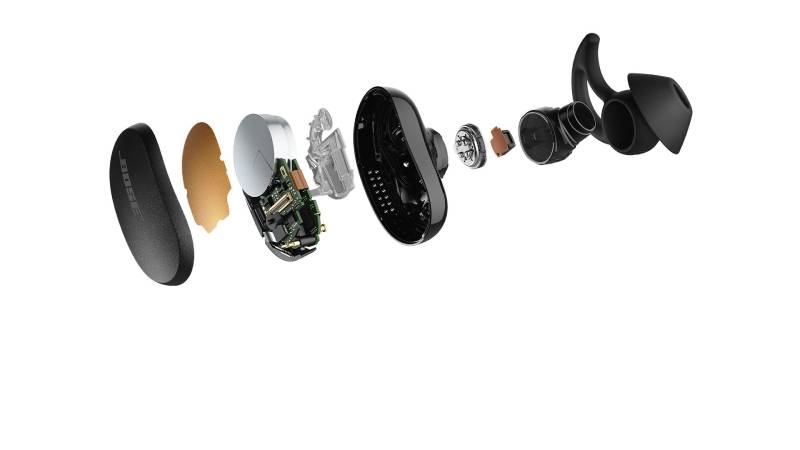 Thiết kế dãy micro đặc biệt giúp tai nghe không dây QuietComfort EarBuds thu âm giọng nói tốt hơn