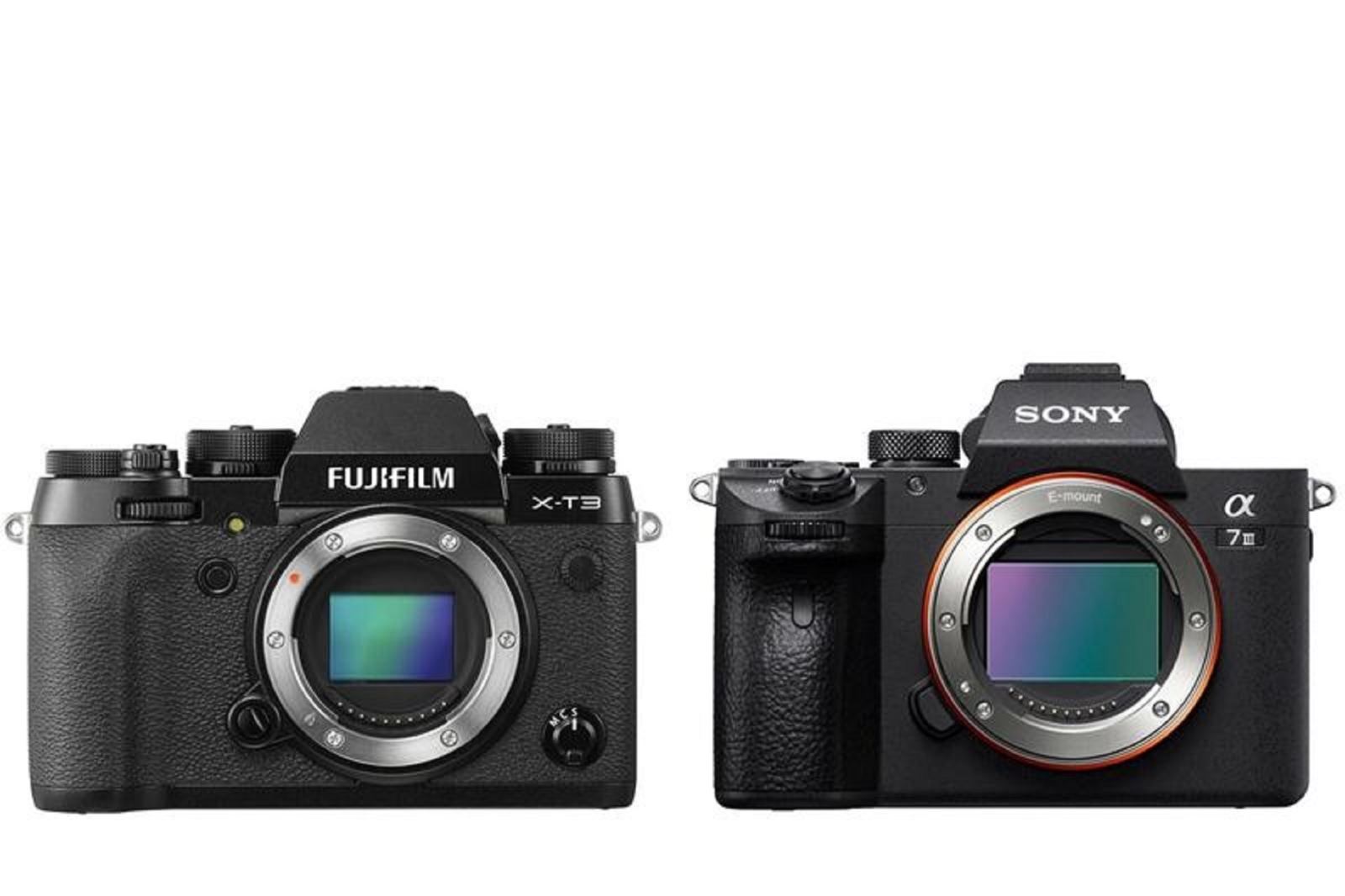 So sánh máy ảnh Fujifilm X-T3 và Sony A7 III