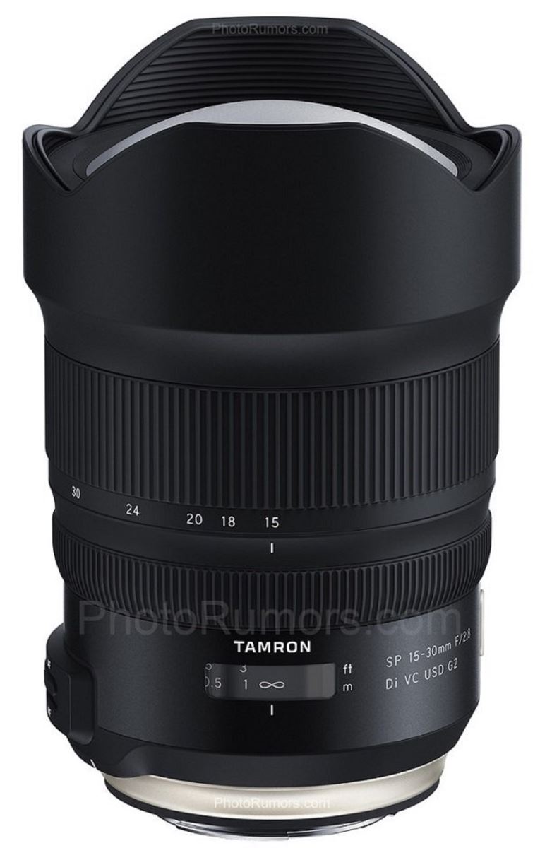 Tamron chuẩn bị cho ra mắt ống kính góc rộng 15-30mm f/2.8 Di VC USD G2
