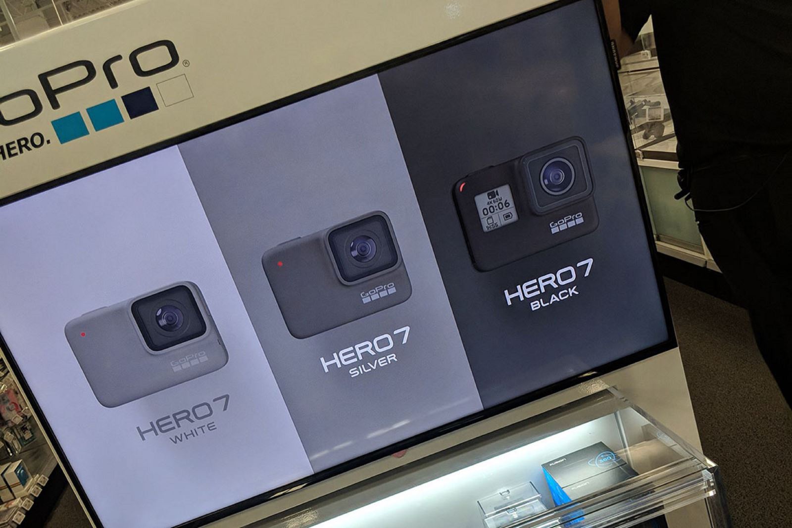 GoPro Hero 7 với ba phiên bản: Black, White,Silver đã lộ diện