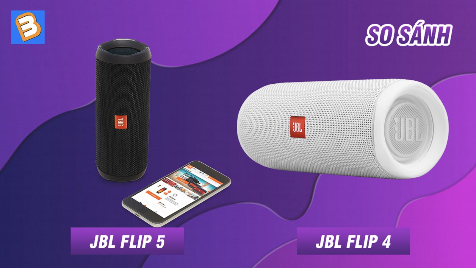 So sánh hai mẫu loa siêu hot của JBL: Flip 5 và Flip 4