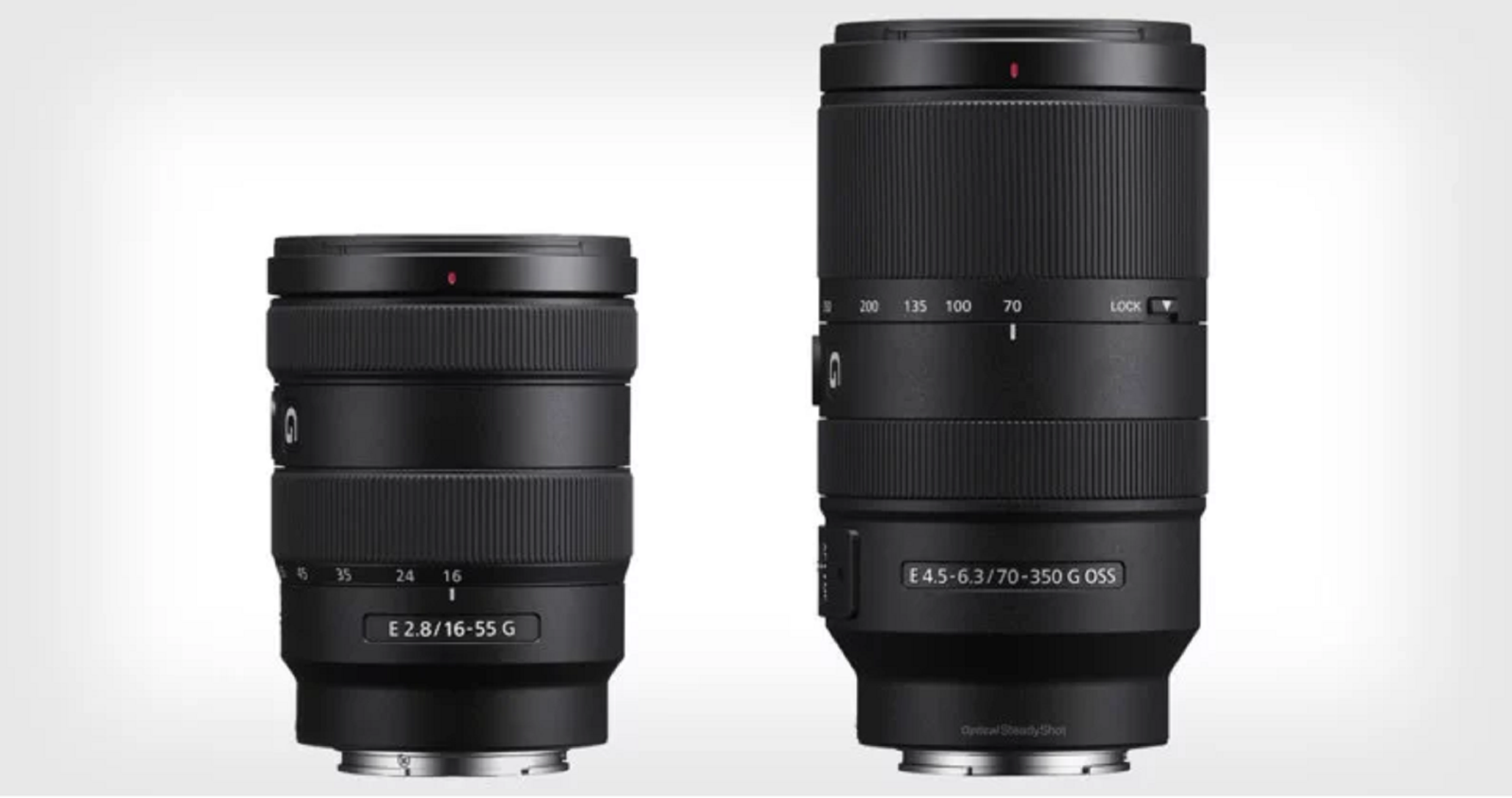Sony công bố hai ống kính mới 16-55mm f/2.8 G và 70-350mm f/4.5-6.3 G ngàm E cho hệ máy APS-C