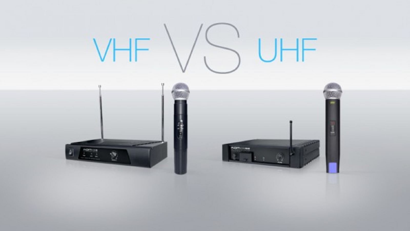 Sự khác nhau giữa Micro không dây UHF và VHF