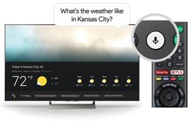 Tivi Sony gây ấn tượng khi được cập nhật Google Assistant 