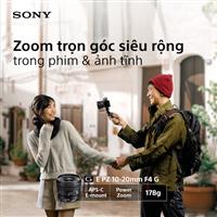 Ống kính Sony E PZ 10-20mm F4 G (SEL1020G)