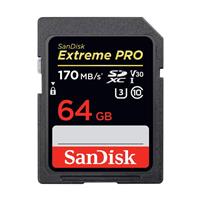 Thẻ Nhớ SDXC Sandisk Extreme Pro 64GB 170MB/s (90MB/s)